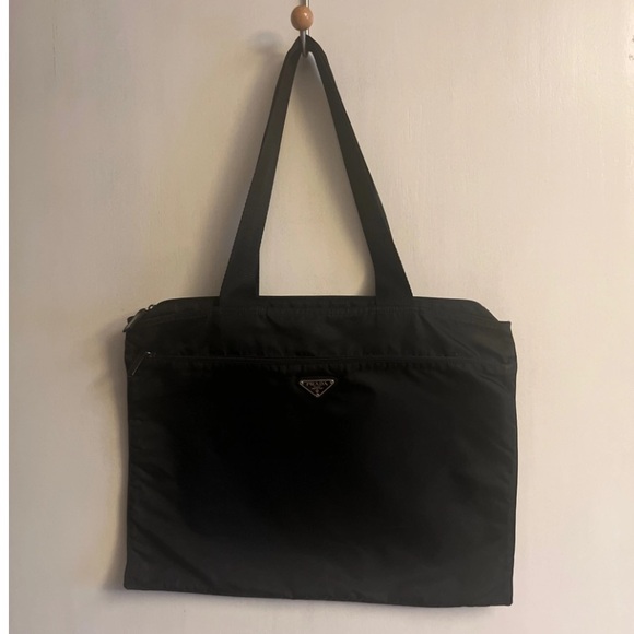 Prada Tessuto Tote, Black, Nylon - Picture 4 of 10